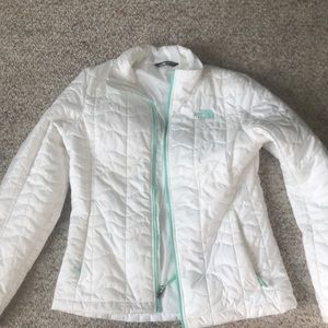 North Face white jacket